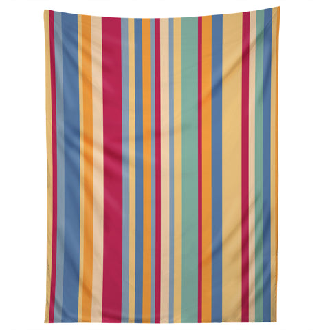 Colour Poems Classic Retro Stripes I Tapestry