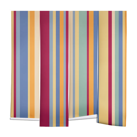 Colour Poems Classic Retro Stripes I Wall Mural