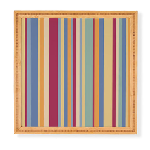 Colour Poems Classic Retro Stripes I Framed Wall Art