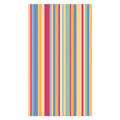 Colour Poems Classic Retro Stripes I Tablecloth