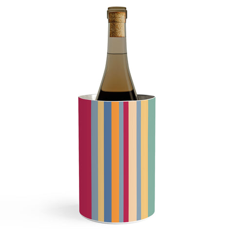 Colour Poems Classic Retro Stripes I Wine Chiller