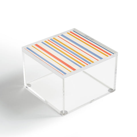 Colour Poems Classic Retro Stripes III Acrylic Box