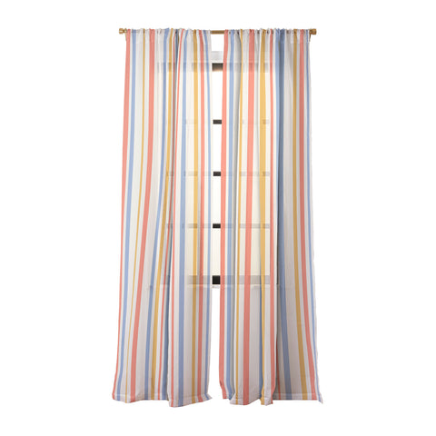 Colour Poems Classic Retro Stripes III Sheer Non Repeat