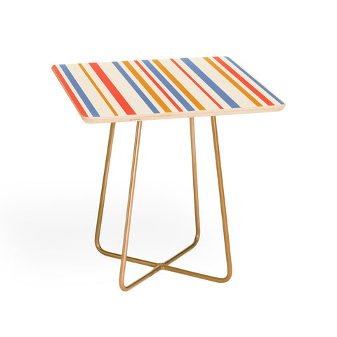 Colour Poems Classic Retro Stripes III Side Table