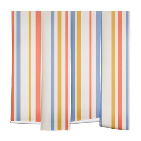 Colour Poems Classic Retro Stripes III Wall Mural