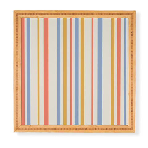 Colour Poems Classic Retro Stripes III Framed Wall Art