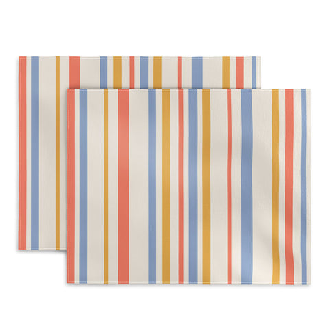 Colour Poems Classic Retro Stripes III Placemat