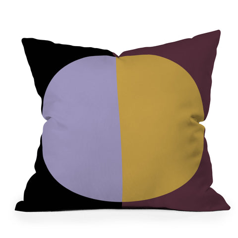 Colour Poems Color Block Abstract IV Outdoor Throw Pillow