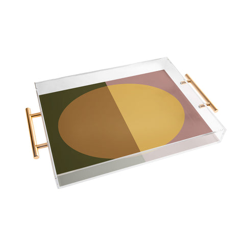 Colour Poems Color Block Abstract IX Acrylic Tray