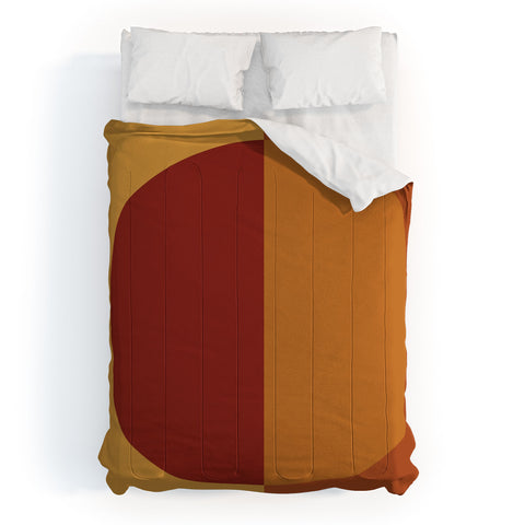Colour Poems Color Block Abstract VIII Comforter