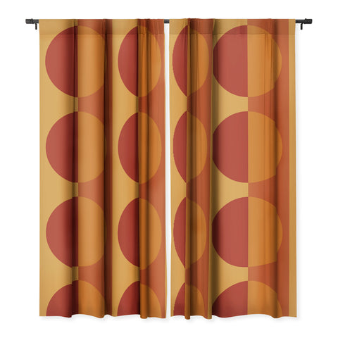 Colour Poems Color Block Abstract VIII Blackout Window Curtain