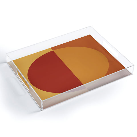 Colour Poems Color Block Abstract VIII Acrylic Tray