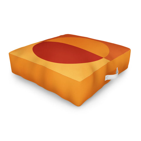 Colour Poems Color Block Abstract VIII Outdoor Floor Cushion