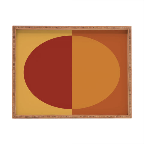 Colour Poems Color Block Abstract VIII Rectangular Tray