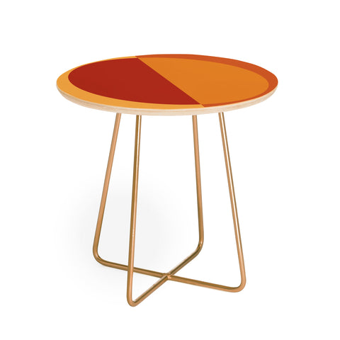 Colour Poems Color Block Abstract VIII Round Side Table