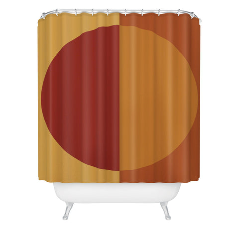 Colour Poems Color Block Abstract VIII Shower Curtain