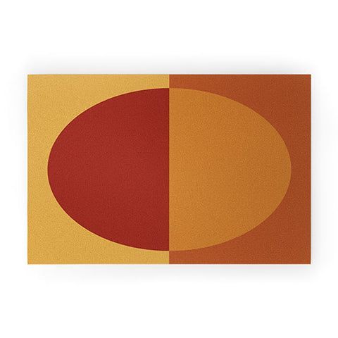 Colour Poems Color Block Abstract VIII Welcome Mat