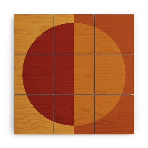 Colour Poems Color Block Abstract VIII Wood Wall Mural