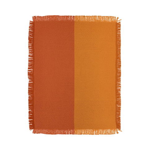 Colour Poems Color Block Abstract VIII Throw Blanket