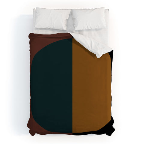 Colour Poems Color Block Abstract XI Duvet Cover