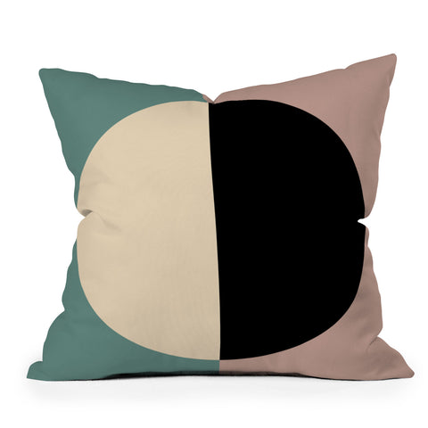 Colour Poems Color Block Abstract XIX Outdoor Throw Pillow