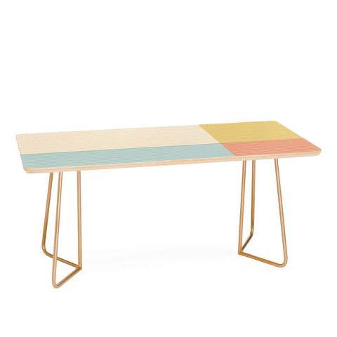 Colour Poems Color Block Line Abstract IX Coffee Table