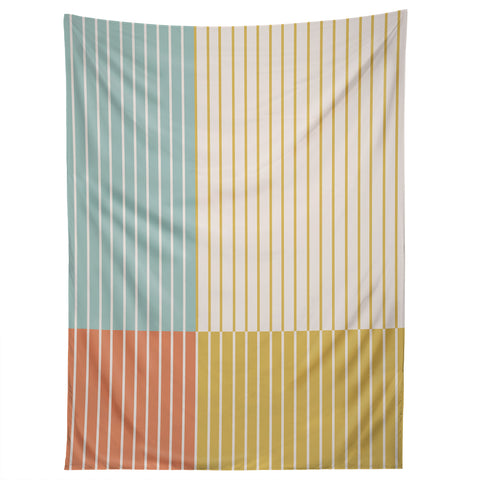 Colour Poems Color Block Line Abstract IX Tapestry