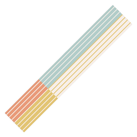 Colour Poems Color Block Line Abstract IX Table Runner