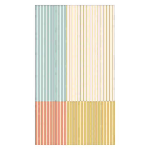 Colour Poems Color Block Line Abstract IX Tablecloth