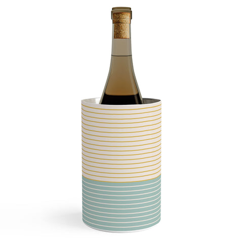 Colour Poems Color Block Line Abstract IX Wine Chiller