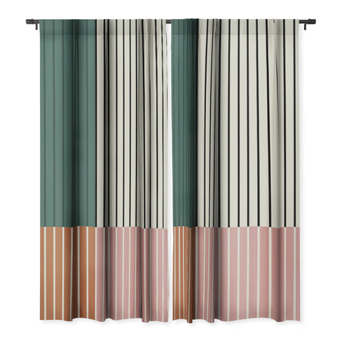 Colour Poems Color Block Line Abstract V Blackout Non Repeat