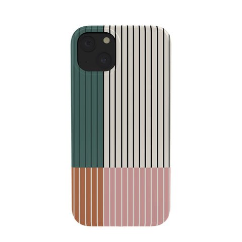 Colour Poems Color Block Line Abstract V Phone Case