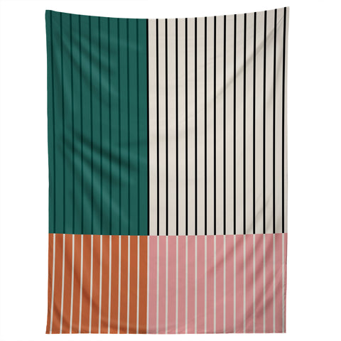 Colour Poems Color Block Line Abstract V Tapestry