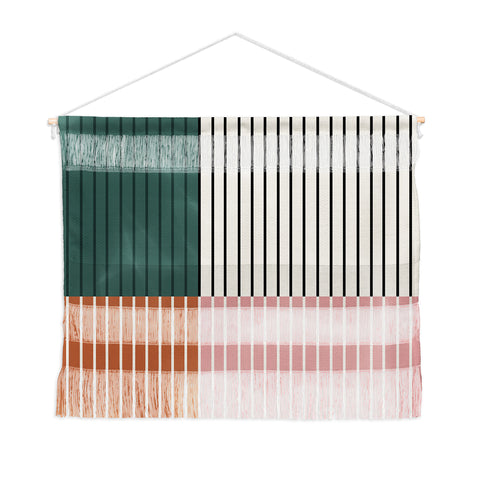 Colour Poems Color Block Line Abstract V Wall Hanging Landscape