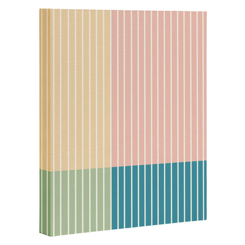 Colour Poems Color Block Line Abstract VII Art Canvas