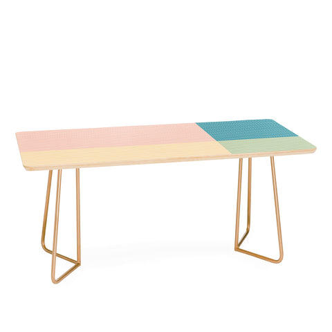 Colour Poems Color Block Line Abstract VII Coffee Table