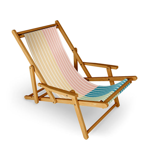 Colour Poems Color Block Line Abstract VII Sling Chair