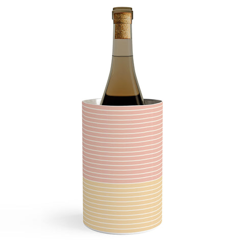 Colour Poems Color Block Line Abstract VII Wine Chiller