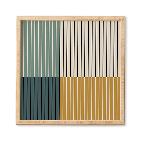 Colour Poems Color Block Line Abstract VIII Framed Wall Art
