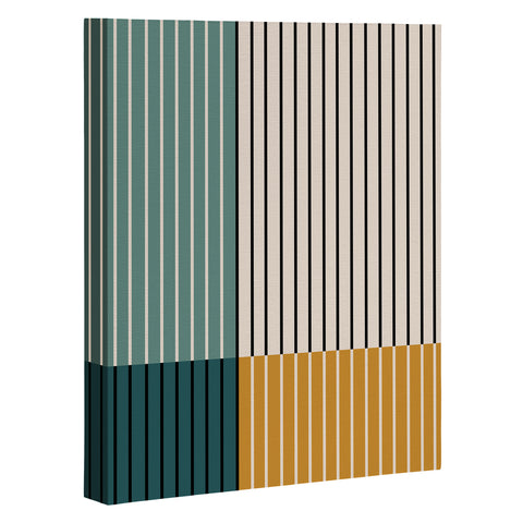 Colour Poems Color Block Line Abstract VIII Art Canvas