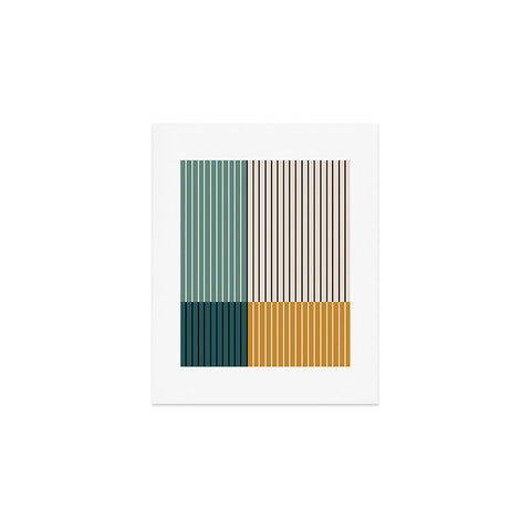 Colour Poems Color Block Line Abstract VIII Art Print