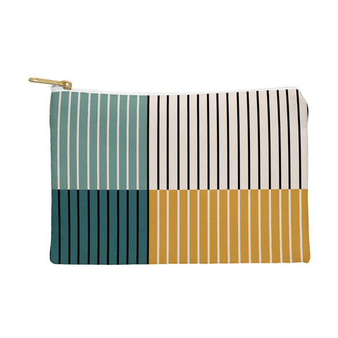 Colour Poems Color Block Line Abstract VIII Pouch