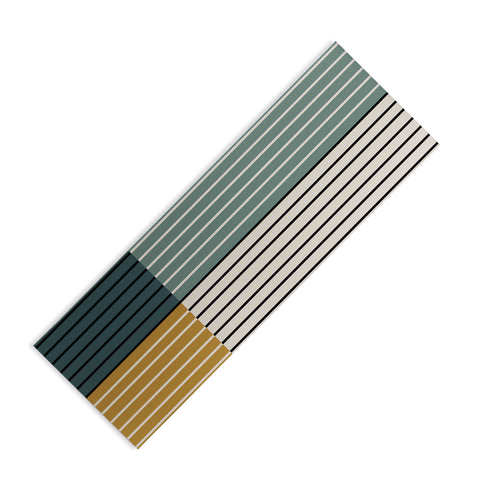 Colour Poems Color Block Line Abstract VIII Yoga Mat