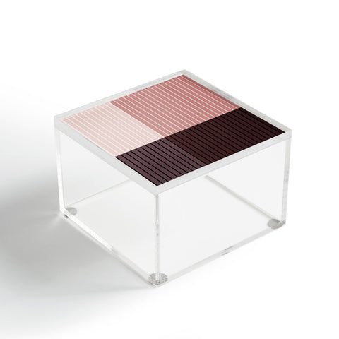 Colour Poems Color Block Line Abstract XI Acrylic Box