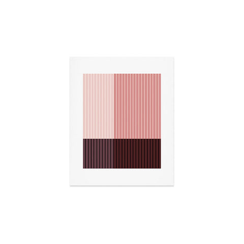 Colour Poems Color Block Line Abstract XI Art Print