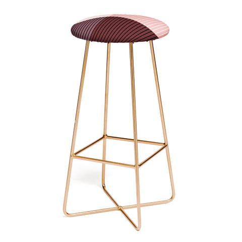 Colour Poems Color Block Line Abstract XI Bar Stool