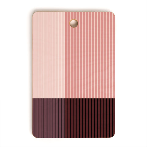 Colour Poems Color Block Line Abstract XI Cutting Board Rectangle
