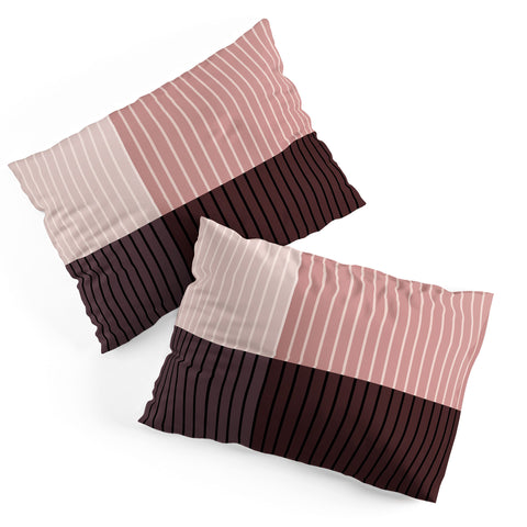 Colour Poems Color Block Line Abstract XI Pillow Shams