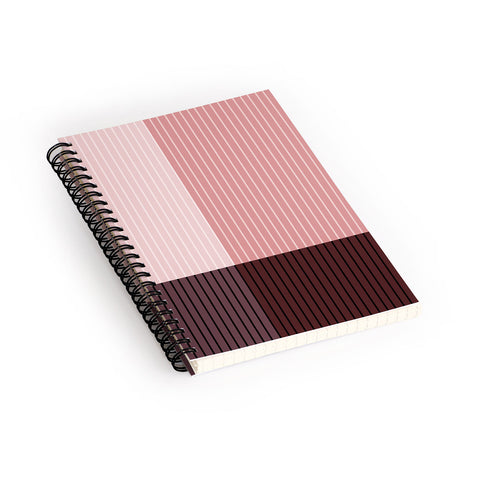 Colour Poems Color Block Line Abstract XI Spiral Notebook