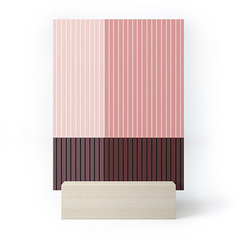 Colour Poems Color Block Line Abstract XI Mini Art Print